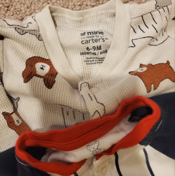 9pcs 6-9Months Baby Onesies and Pajamas Set - Multicolor - Picture 2 of 6